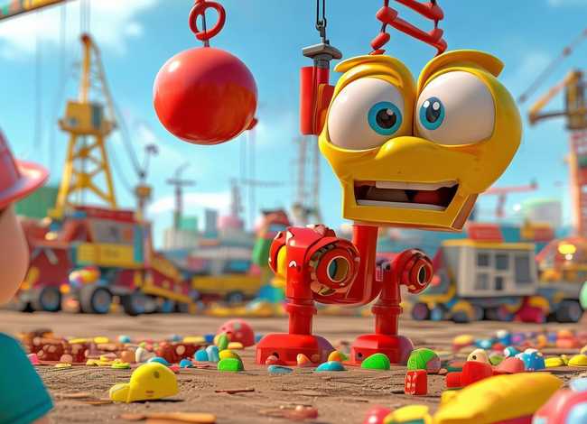 儿童吊车动画片全集员吊车 - 吊车 儿童动画