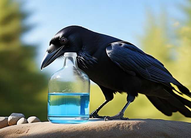乌鸦喝水儿童故事内容、乌鸦喝水幼儿故事内容