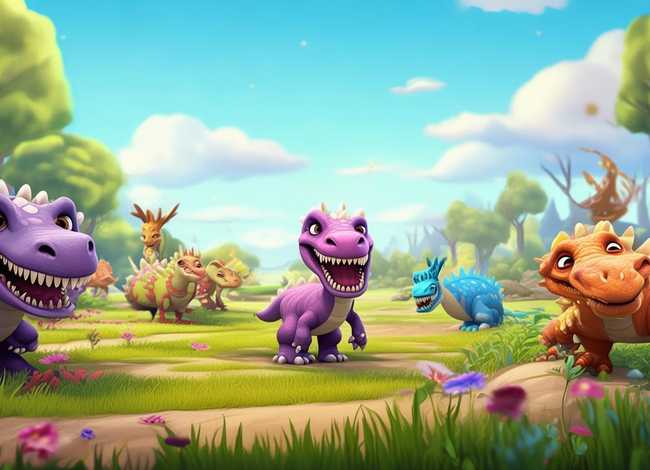 恐龙的儿童故事动画片，恐龙的故事视频动画片
