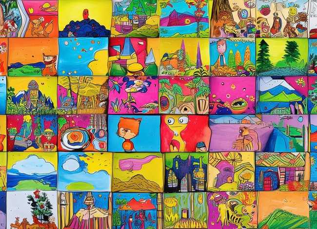 儿童绘画故事图片大全 - 儿童绘画图片大全大图 插图