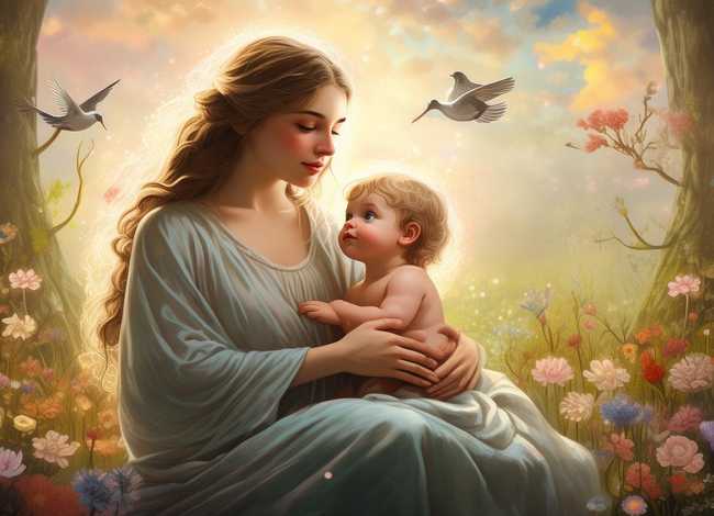 圣母的孩子童话故事 - 圣母的孩子 童话