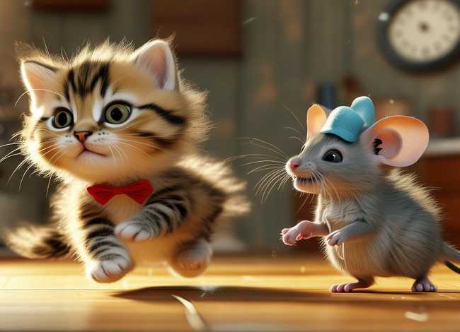 猫和老鼠的故事幼儿故事、猫和老鼠的故事幼儿故事简介