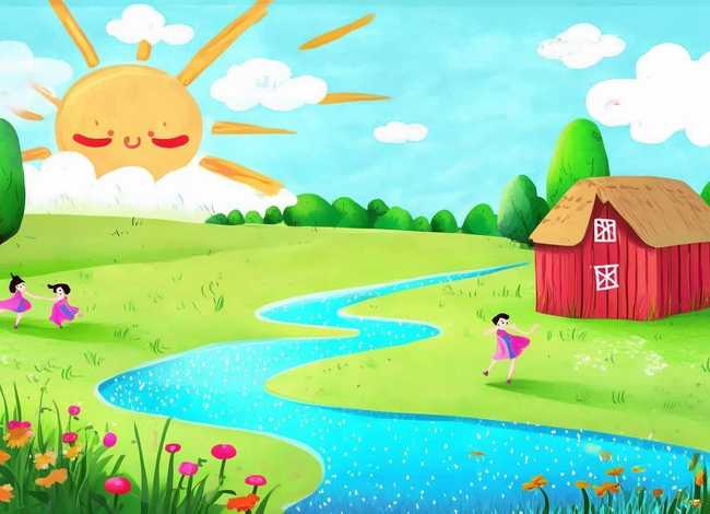 绘本故事绘画夏天、绘本故事绘画夏天怎么画