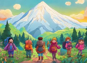 爬山的绘本故事；关于爬山的绘本故事