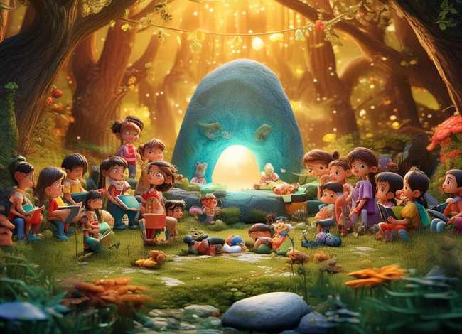 儿童故事图片配图（儿童故事图片配图朗读）