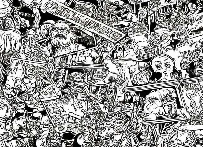 连环画绘本故事简笔画，连环画绘本故事简笔画图片