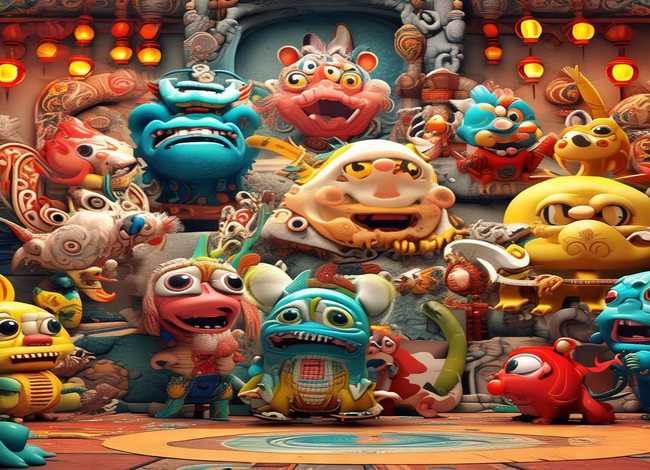 十二生肖故事动画 - 十二生肖故事动画视频素材