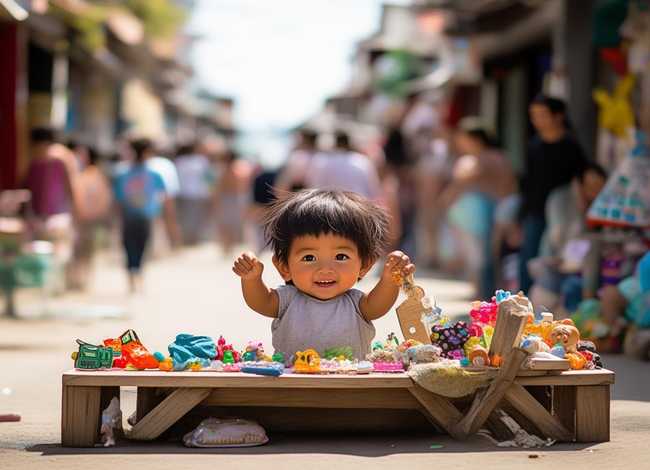 儿童卖东西简笔画 儿童卖东西简笔画图片