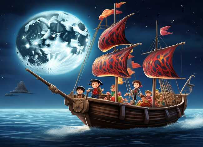 海盗船长儿童故事；睡前故事海盗船长的故事