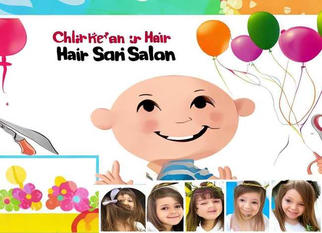 儿童理发店宣传海报，儿童理发店宣传海报设计