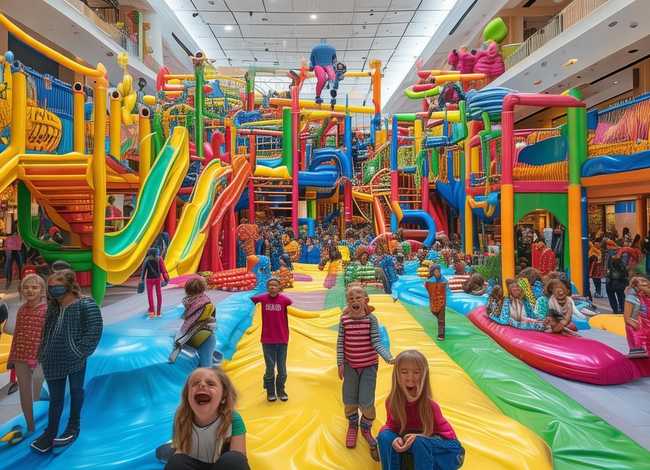 商场里面的儿童乐园有多大、大型商场内的儿童乐园挣钱吗