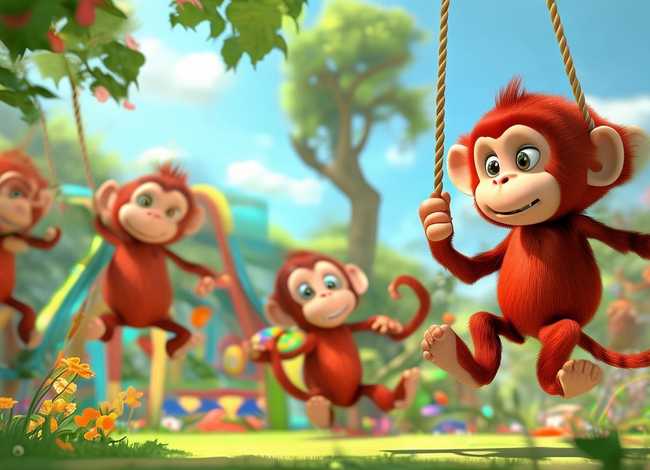 儿童故事3-6岁猴子 - 幼儿园猴子故事