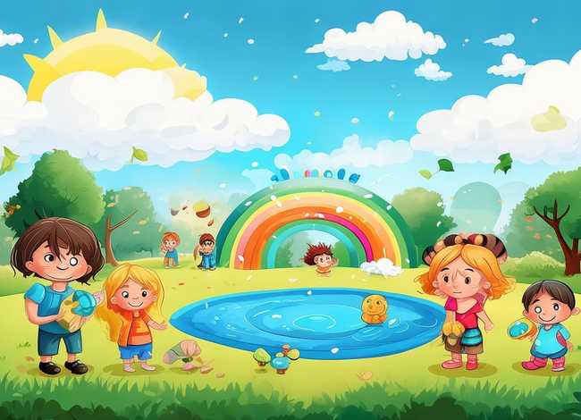 气象儿童画 儿童气象绘画