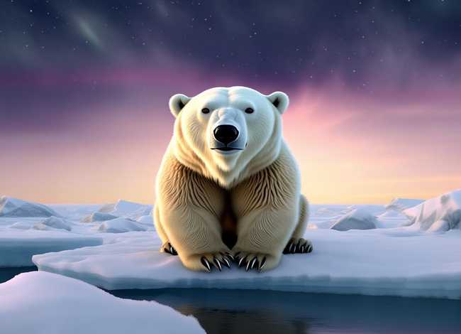 北极熊的简短故事文字，北极熊的简短故事文字图片