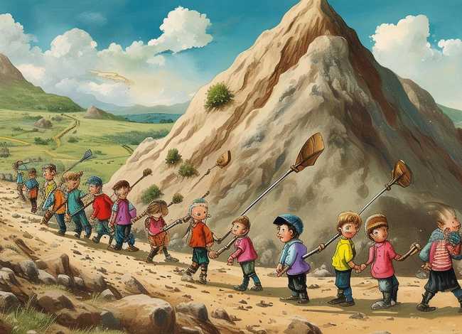 儿童故事愚公移山文字；幼儿故事愚公移山文字