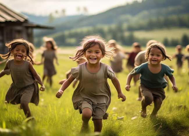 农村儿童生活图片；农村儿童生活图片素材