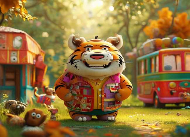 儿童故事宝宝巴士 倒霉的老虎（倒霉的老狼故事）