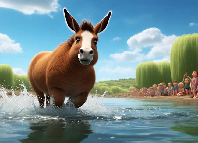 驴子过河的故事视频，驴子过河的故事视频播放