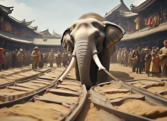 兔小贝曹冲称象的故事；曹冲称象的故事小视频