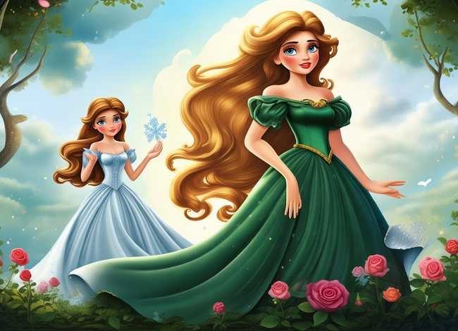 儿童故事贝儿公主和白雪公主；我想看贝儿公主和白雪公主的故事