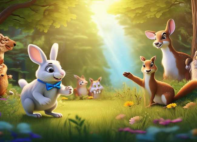 儿童故事小兔子交朋友，幼儿故事小白兔交朋友