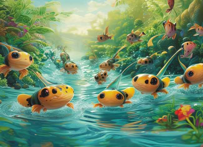 小蝌蚪找妈妈绘本ppt - 小蝌蚪找妈妈绘本ppt课件