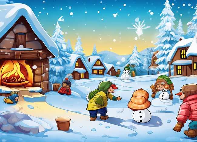 儿童绘本冬天来了；幼儿绘本冬天来了