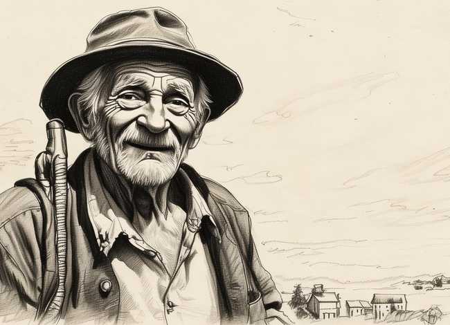 老人的故事图片 - 老人的故事图片简笔画