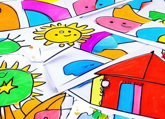 简单的儿童画图片大全(简单的儿童画图片大全简笔画) 简单的儿童画图片大全(简单的儿童画图片大全简笔画)