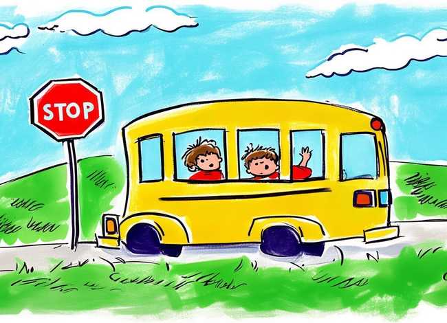 关于安全的儿童画；关于安全的儿童简笔画图片