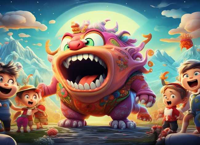 年兽的故事视频儿童版；年兽的故事视频动画版