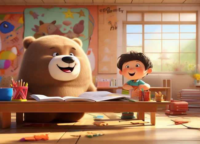 儿童故事贝贝上学，贝贝熊上学故事简介