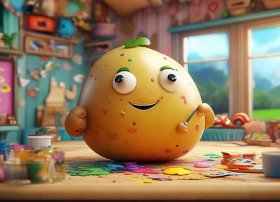 土豆创意故事，土豆创意故事图片