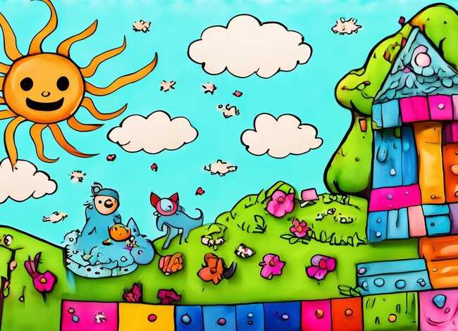 幼儿手绘故事画 - 幼儿手绘故事画画图片
