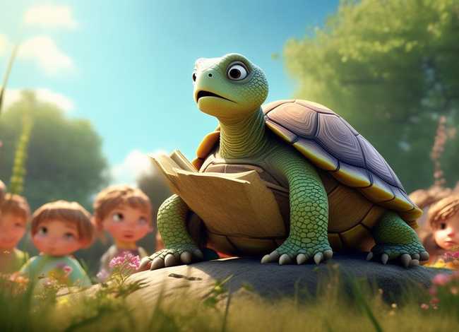 聪明乌龟儿童故事文字（聪明的乌龟故事文字）