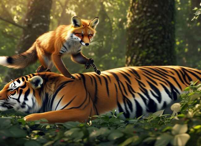 幼儿故事一等奖作品狐假虎威；幼儿园狐假虎威寓言故事