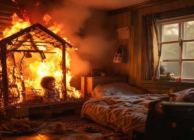 着火了的儿童故事、火灾的故事幼儿