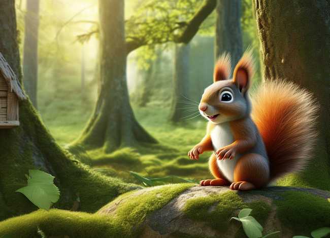 儿童故事松鼠的故事（松鼠的小故事）