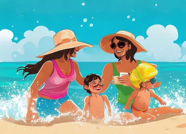 亲子防晒小故事；亲子防晒小故事视频