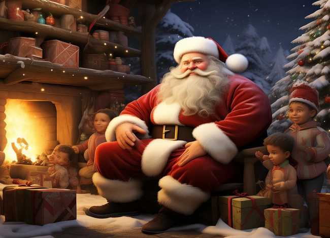 圣诞老人的故事，圣诞老人的故事绘本