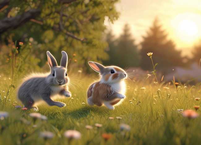 二只小兔子的故事 二只小兔子的故事视频