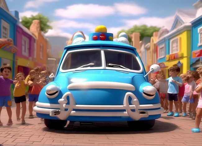 警车儿童故事；幼儿警车故事