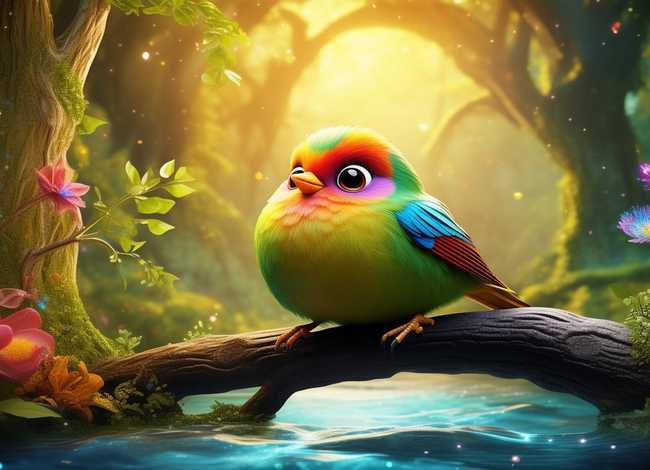 小鸟讲故事；小鸟讲故事的看图写话怎么写