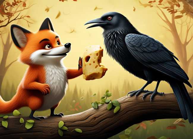 乌鸦和狐狸儿童故事完整；乌鸦和狐狸的故事完整版