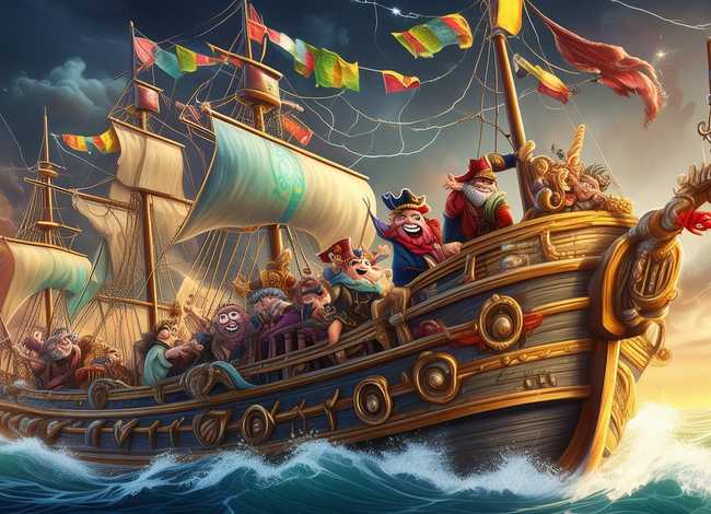 海盗船绘本故事；海盗船长绘本故事