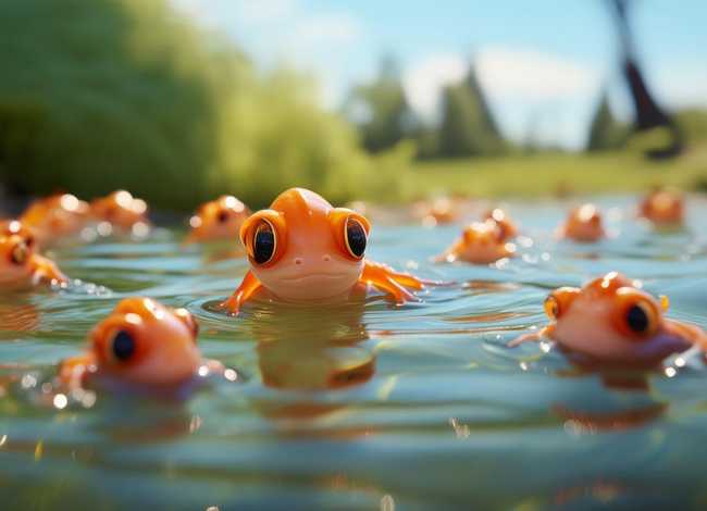 幼儿故事 小蝌蚪找妈妈 - 幼儿故事 小蝌蚪找妈妈图片