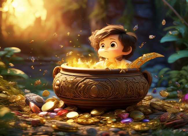 聚宝盆绘本故事、聚宝盆绘本故事图片