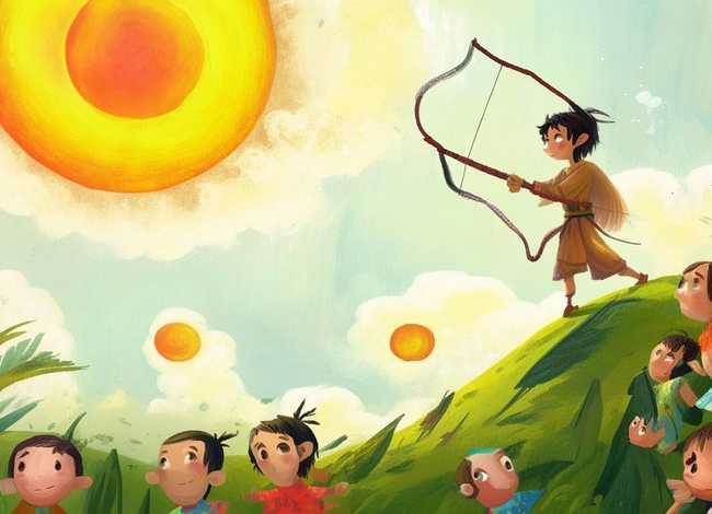 后羿射日幼儿园绘本故事（后羿射日的故事幼儿园故事）