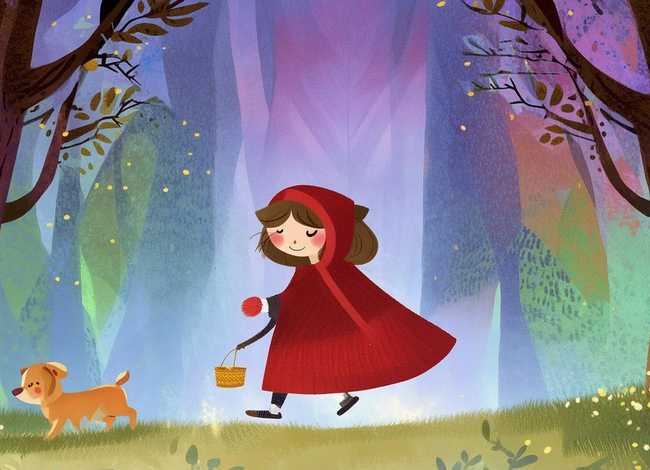 幼儿童话故事小红帽图片简单 幼儿故事小红帽简短篇