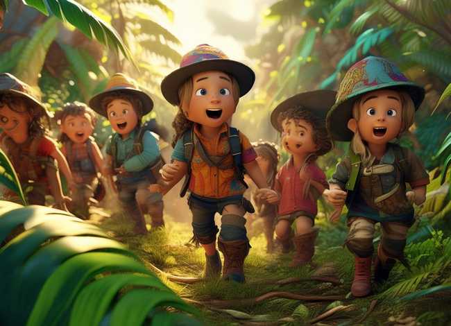 丛林冒险儿童故事 丛林探险幼儿故事